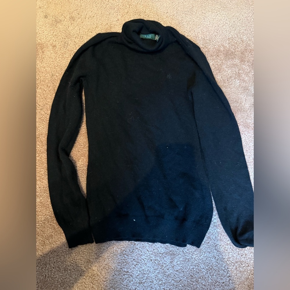 Ralph Lauren Black Turtleneck Sweater
